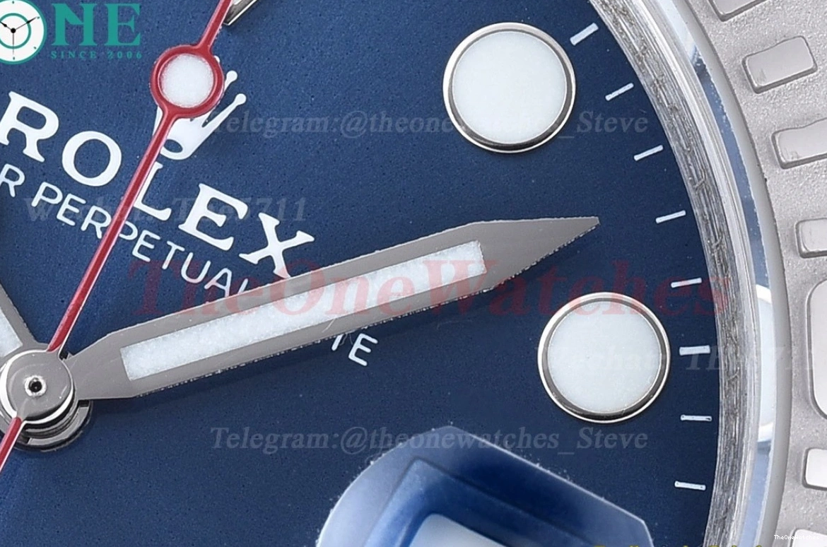 SS Blue MY8215 40mm SS Dot Yacht-Master GDF 126622 0106